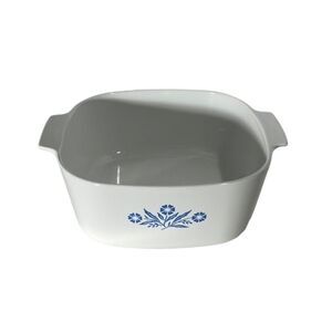 Cornflower Blue by CORNING A-5-B 5 Quart Square Casserole No Lid